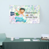 Farbige Blasen Pool Party Banner (Messeveranstaltung)