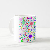 Farbige Blasen-Tasse Kaffeetasse (Vorderseite Links)