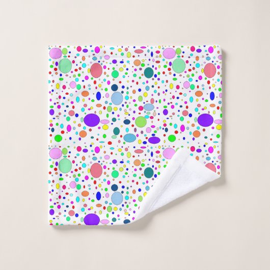 Farbige Blasen waschen Tuch (Waschlappen)