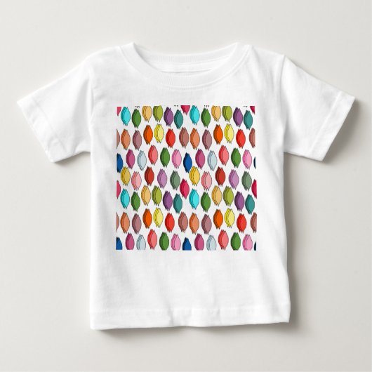 Farbige Blätter Baby T-shirt (Vorderseite)