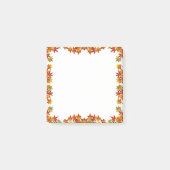 Farbige Blätter der Waldkapelle im Herbst Nachhinw Post-it Klebezettel (Vorderseite)