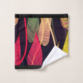 Farbige Blätter des Herbstes Badhandtuch Set (Waschlappen)