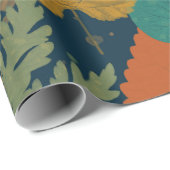 Farbige Blätter des Herbstes Geschenkpapier (Rolleneckpunkt)