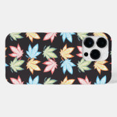 Farbige Blätter des Herbstes iPhone Hülle (Rückseite (Horizontal))