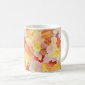 Farbige Blätter des Herbstes Kaffeetasse (VorderseiteRechts)