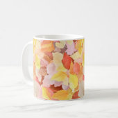 Farbige Blätter des Herbstes Kaffeetasse (Vorderseite Links)