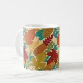 Farbige Blätter des Herbstes Kaffeetasse (Vorderseite Links)