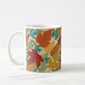 Farbige Blätter des Herbstes Kaffeetasse (Links)