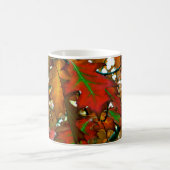 Farbige Blätter des Herbstes Kaffeetasse (Mittel)