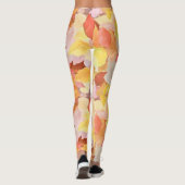 Farbige Blätter des Herbstes Leggings (Rückseite)