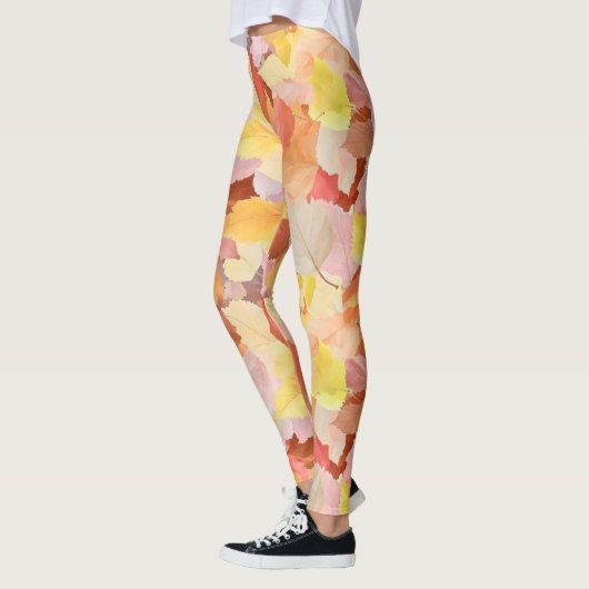 Farbige Blätter des Herbstes Leggings (Links)