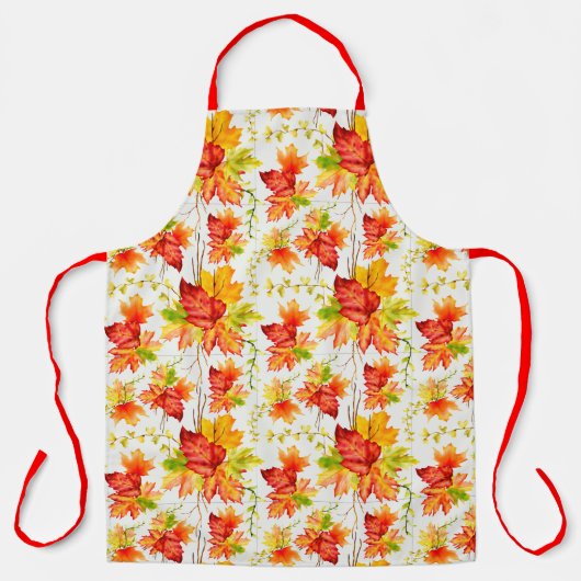 Farbige Blätter des Herbstes Schürze (Vorderseite)