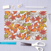 Farbige Blätter des Herbstes Seidenpapier (Handwerk)