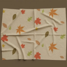 Farbige Blätter des Herbstes Stoff