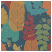 Farbige Blätter des Herbstes Stoff (Nahaufnahme)