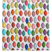 Farbige Blätter Duschvorhang (Vorderseite)