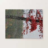 Farbige Blätter Es ist Herbst Puzzle (Horizontal)