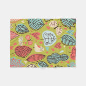 Farbige Blätter Fleece Blanket (Vorderseite (Horizontal))