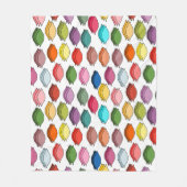 Farbige Blätter Fleecedecke (Vorderseite)