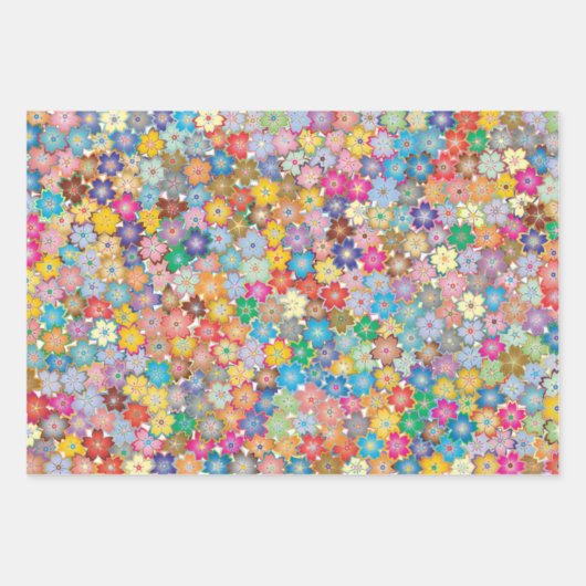 Farbige Blätter für das Blumendesign (Vorderseite)