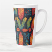 Farbige Blätter im Herbst Milchtasse (Rechts)