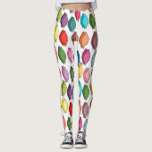 Farbige Blätter Leggings (Vorderseite)