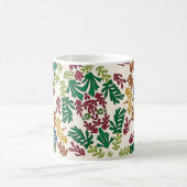 Farbige Blätter, MAtisse Style Kaffeetasse (Mittel)
