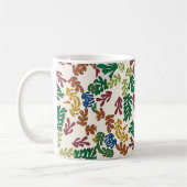 Farbige Blätter, MAtisse Style Kaffeetasse (Links)