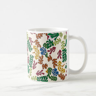 Farbige Blätter, MAtisse Style Kaffeetasse