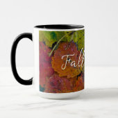 Farbige Blätter nach Regen Tasse (Links)