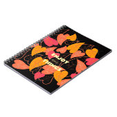 Farbige Blätter Notizblock (Linke Seite)