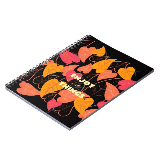 Farbige Blätter Notizblock (Linke Seite)