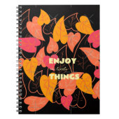 Farbige Blätter Notizblock (Vorderseite)