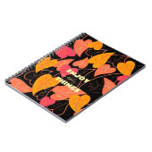 Farbige Blätter Notizblock (Linke Seite)