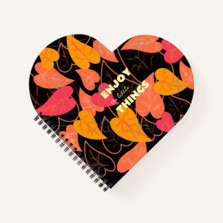 Farbige Blätter Notizblock