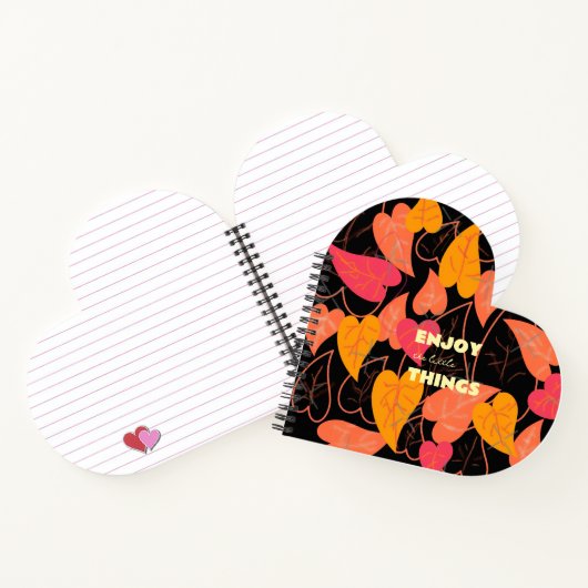 Farbige Blätter Notizblock (Innenseite)
