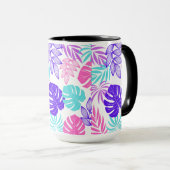 Farbige Blätter Tasse (VorderseiteRechts)