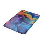 Farbige blaue Akrylsäure, Hübsches Wasser flüssig Badematte (Schrägansicht)