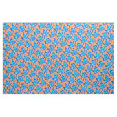 Farbige blaue Teekanne Stoff (Yard (91,4 cm))