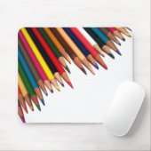 Farbige Bleistift-Ecke Mousepad (Mit Mouse)