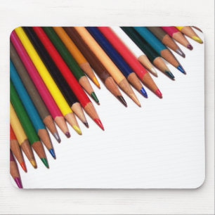 Farbige Bleistift-Ecke Mousepad
