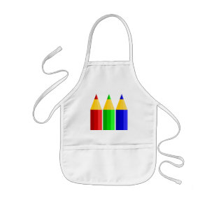 Farbige Bleistift-KinderSchürze Kinderschürze