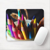 Farbige Bleistift Mousepad von Julie (Mit Mouse)