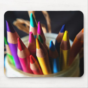 Farbige Bleistift Mousepad von Julie