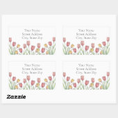 Farbige Bleistift-, Pen- und Tintenpatronen Rechteckiger Aufkleber (Blatt)