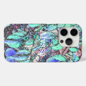 Farbige Bleistiftbaum-Blätter Personalisierter Fal Case-Mate iPhone Hülle (Rückseite (Horizontal))