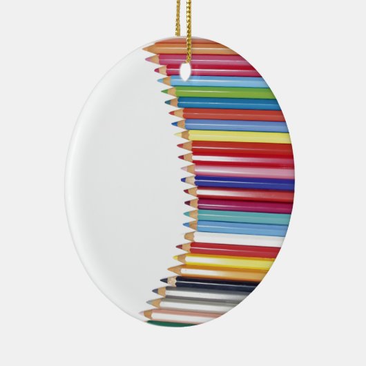 Farbige Bleistifte Keramik Ornament (Rechts)