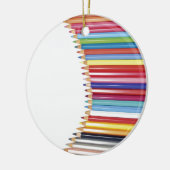 Farbige Bleistifte Keramik Ornament (Links)