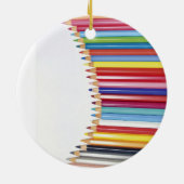 Farbige Bleistifte Keramik Ornament (Hinten)