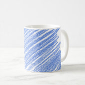 Farbige Bleistiftkratzung Kaffeetasse (VorderseiteRechts)